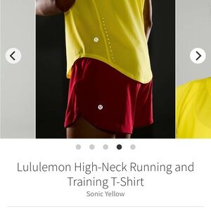 Lululemon High-Neck Running and training T-Shirt